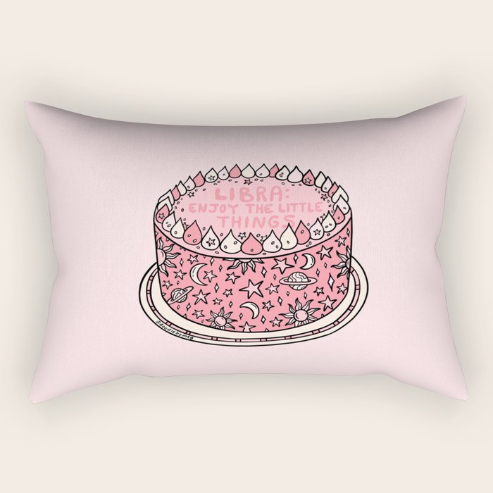 Libra Cake Rectangular Pillow Gallery Image 2