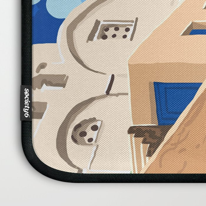 Somewhere Far Far Away | Sicily Italy Greece Architecture | Travel Buildings Beautiful Cityscape Laptop Sleeve Gallery Image 3