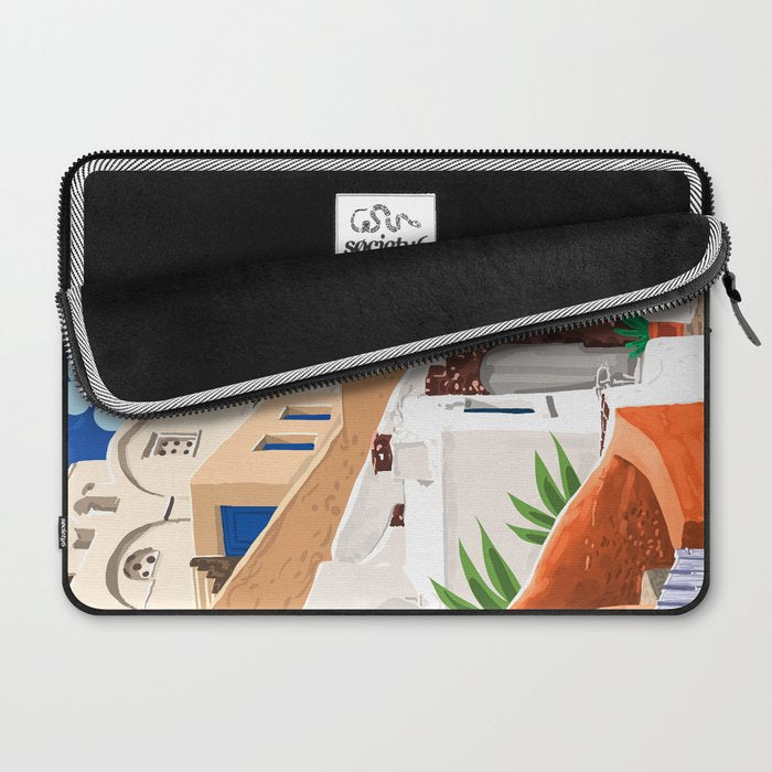 Somewhere Far Far Away | Sicily Italy Greece Architecture | Travel Buildings Beautiful Cityscape Laptop Sleeve Gallery Image 2