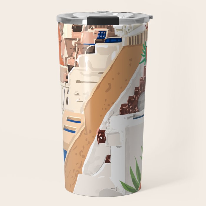 Somewhere Far Far Away | Sicily Italy Greece Architecture | Travel Buildings Beautiful Cityscape Travel Mug Gallery Image 1