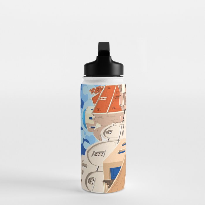 Somewhere Far Far Away | Sicily Italy Greece Architecture | Travel Buildings Beautiful Cityscape Water Bottle Gallery Image 3