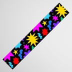 Colorful fun abstract star shape pattern Table Runner Gallery Image 3