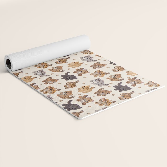 The year of big cat cubs Yoga Mat Gallery Image 2
