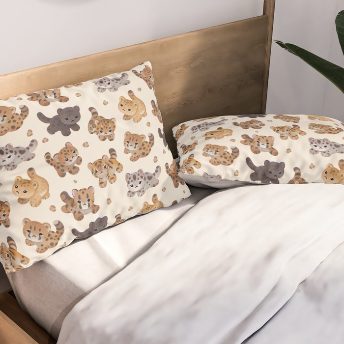 The year of big cat cubs Pillow Sham Gallery Image 2