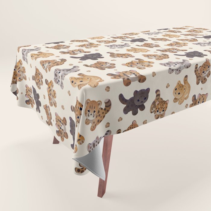 The year of big cat cubs Tablecloth Gallery Image 1