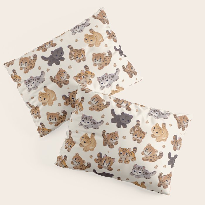 The year of big cat cubs Pillow Sham Gallery Image 3