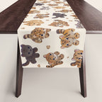 The year of big cat cubs Table Runner Gallery Image 1