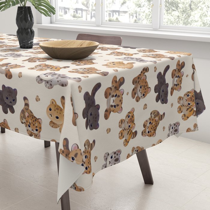 The year of big cat cubs Tablecloth Gallery Image 3