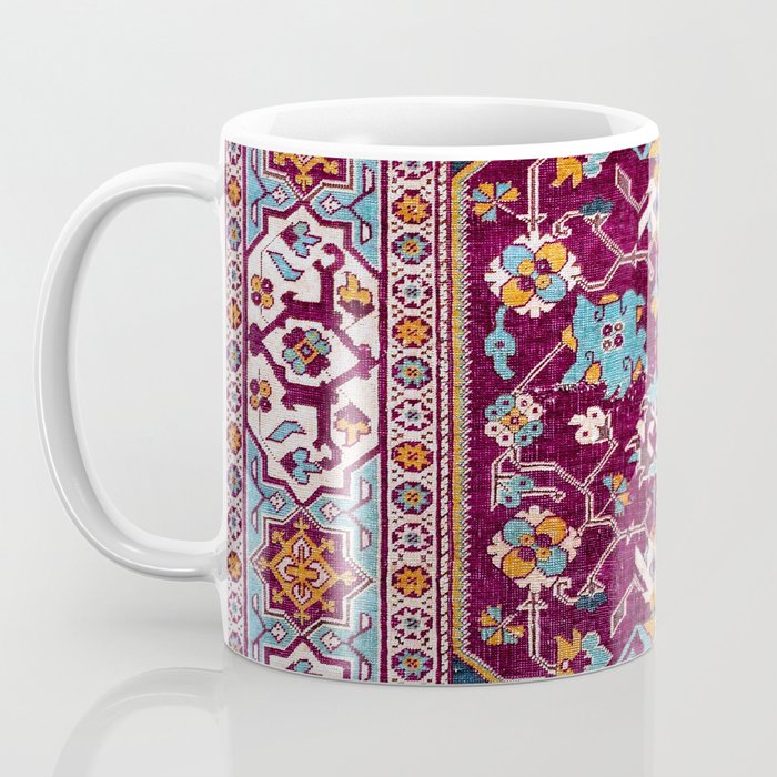 Romanian  Antique  Double Niche Carpet Print Coffee Mug Gallery Image 3