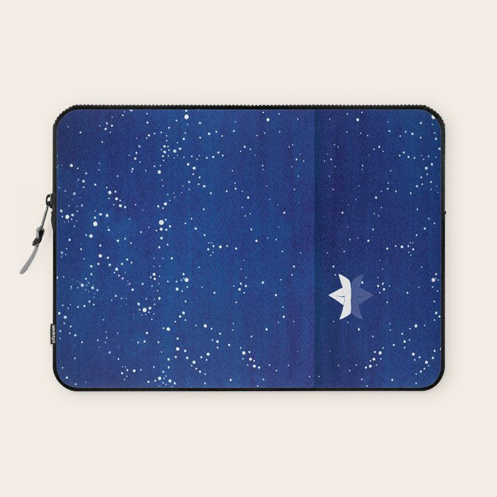 Zen sailing, ocean, stars Laptop Sleeve Gallery Image 1