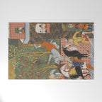 Falnama (Book of omens)The Angel of Death slays Shaddad Islamic Antique Art  Welcome Mat Gallery Image 1