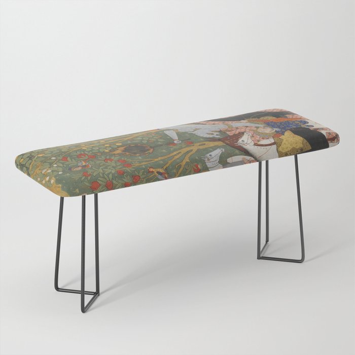 Falnama (Book of omens)The Angel of Death slays Shaddad Islamic Antique Art  Bench Gallery Image 1