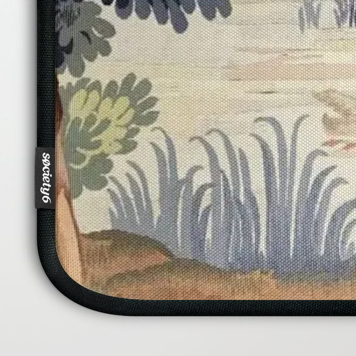 Antique 18th Century French Aubusson Pastoral River Tapestry Laptop Sleeve Gallery Image 3