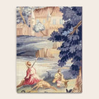 Antique 18th Century French Aubusson Pastoral River Tapestry Notebook Gallery Image 4