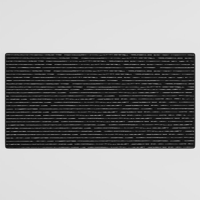 Lines II (Black) Desk Mat Gallery Image 3