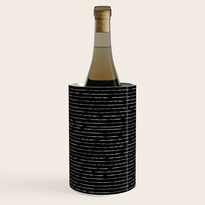 Lines II (Black) Wine Chiller Gallery Image 1