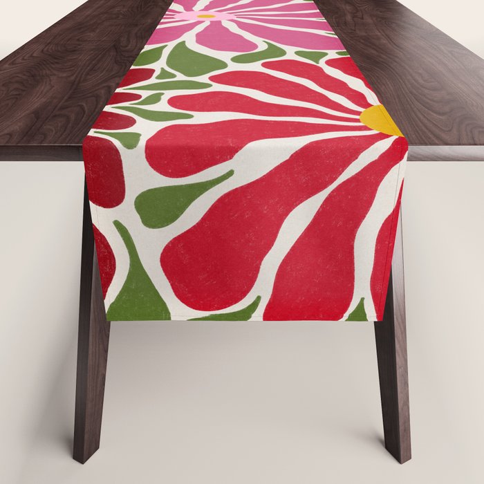 Lazy Florals #3 Table Runner Gallery Image 1