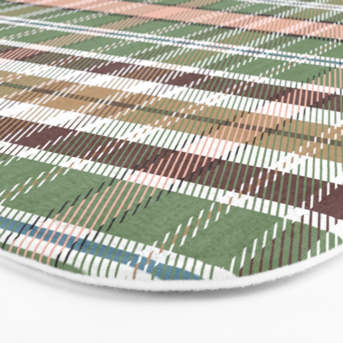 Wilderness Plaid Cozy Heirloom Multi Bath Mat Gallery Image 3