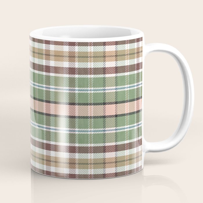 Wilderness Plaid Cozy Heirloom Multi Coffee Mug Gallery Image 1