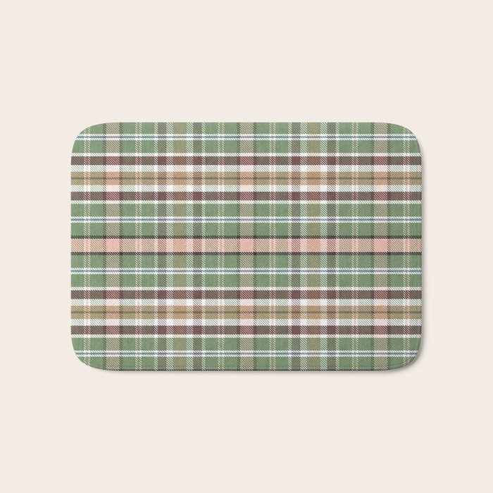 Wilderness Plaid Cozy Heirloom Multi Bath Mat Gallery Image 1