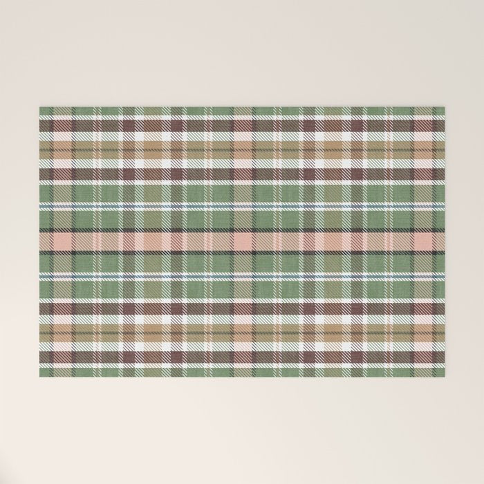 Wilderness Plaid Cozy Heirloom Multi Welcome Mat Gallery Image 1