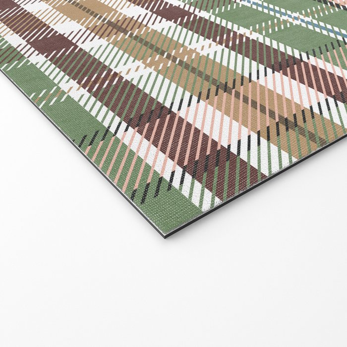 Wilderness Plaid Cozy Heirloom Multi Welcome Mat Gallery Image 2