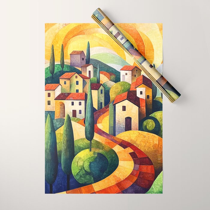 Eternal Tuscany Wrapping Paper Gallery Image 1