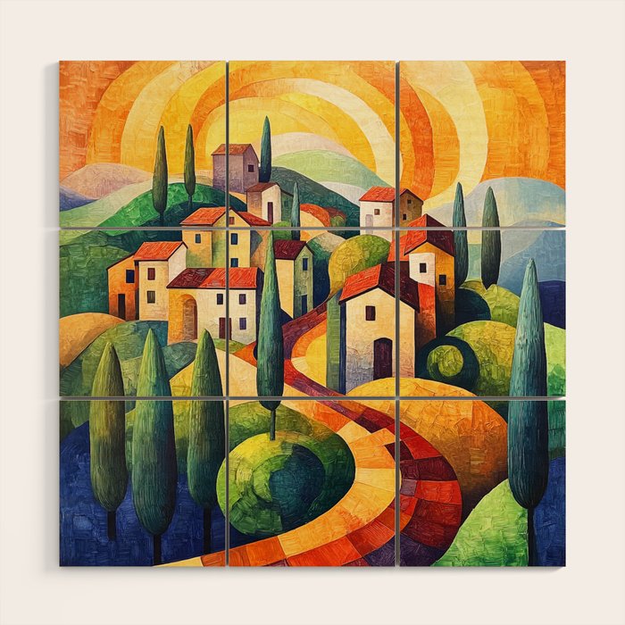Eternal Tuscany Wood Wall Art Gallery Image 2