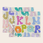 Little Creatures Alphabet Placemat Gallery Image 1