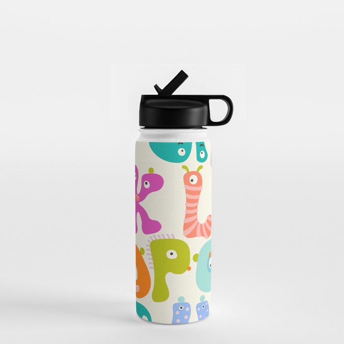 Little Creatures Alphabet Water Bottle Gallery Image 1