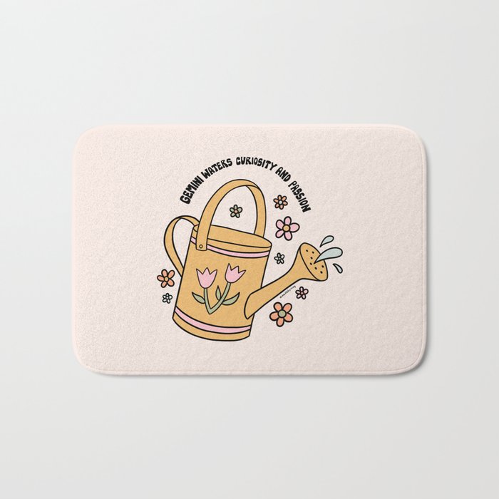 Gemini Watering Can Bath Mat Gallery Image 1