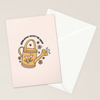Gemini Watering Can Stationery Card Gallery Image 2