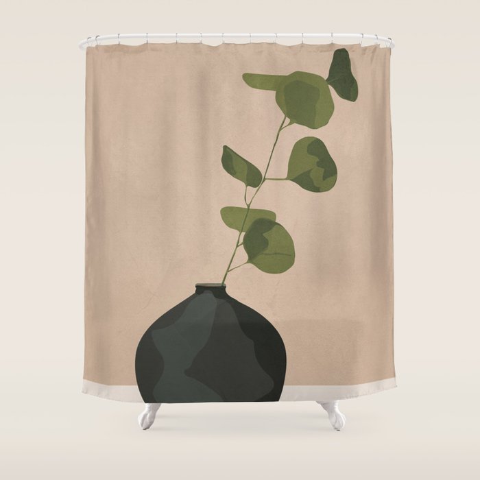  Eucalyptus Decoration II Shower Curtain Gallery Image 1