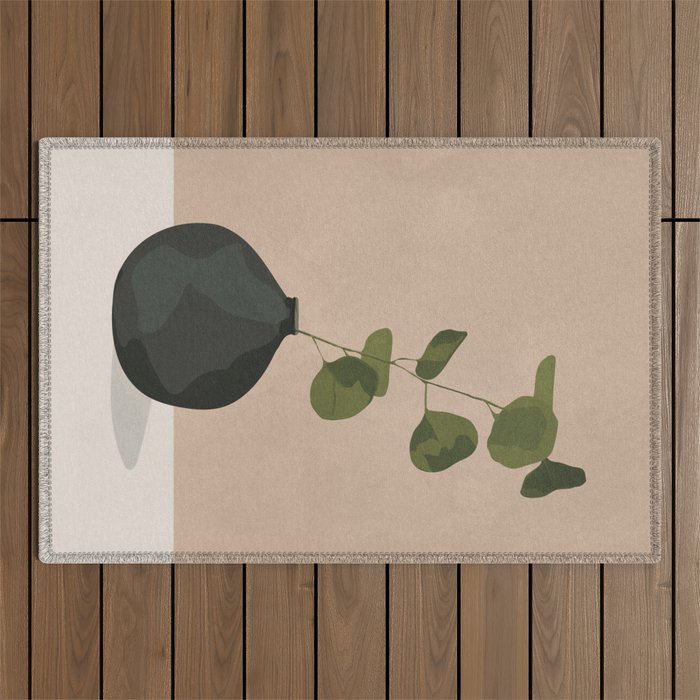  Eucalyptus Decoration II Outdoor Rug Gallery Image 1