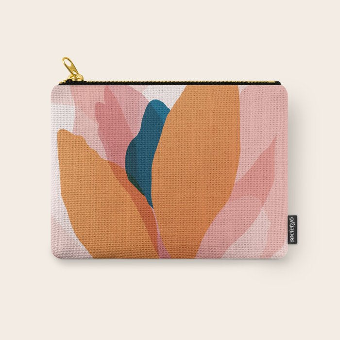 Abstraction_Floral_Blossom Carry All Pouch Gallery Image 1
