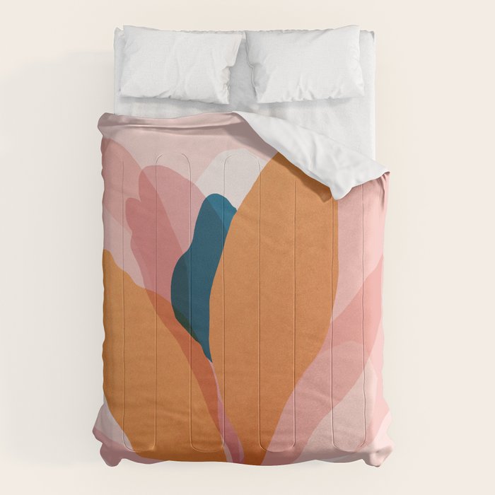 Abstraction_Floral_Blossom Comforter Gallery Image 1