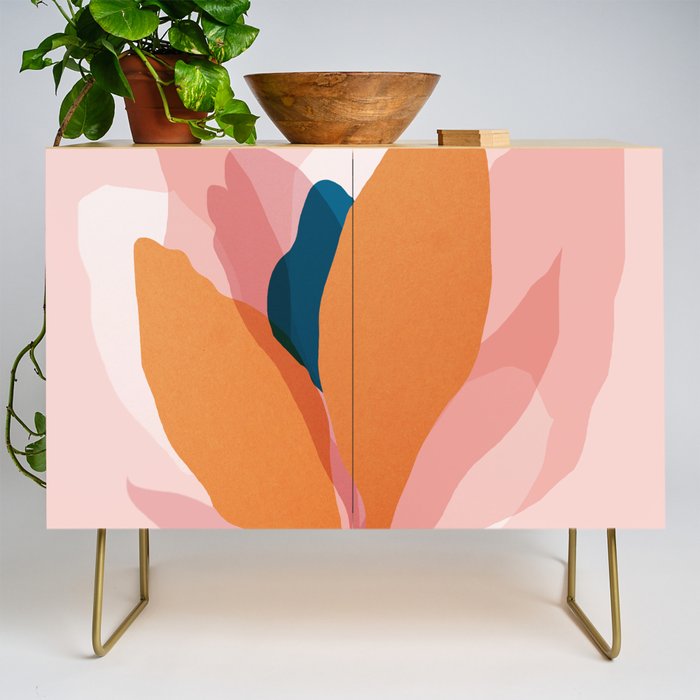 Abstraction_Floral_Blossom Credenza Gallery Image 1