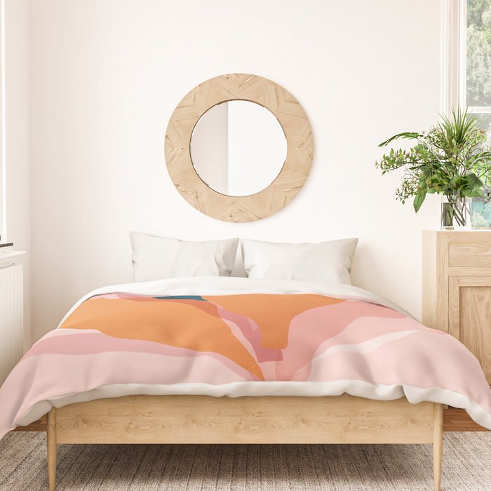 Abstraction_Floral_Blossom Duvet Cover Gallery Image 3