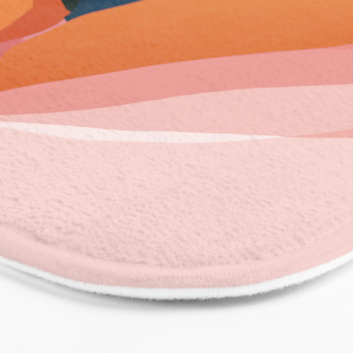 Abstraction_Floral_Blossom Bath Mat Gallery Image 3