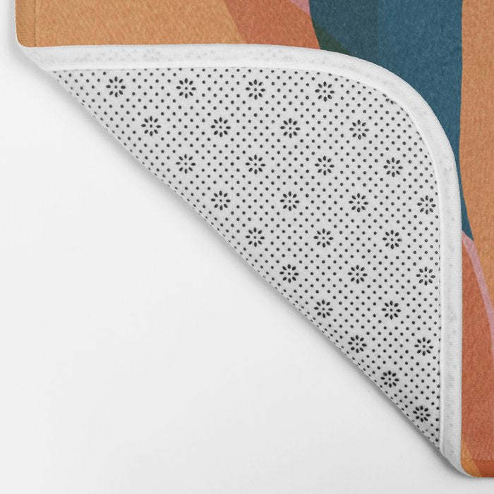 Abstraction_Floral_Blossom Bath Mat Gallery Image 2