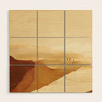 Sunset Walk Wood Wall Art Gallery Image 1