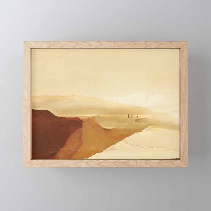Sunset Walk Mini Art Print Gallery Image 1