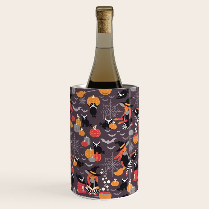 Enchanted Vintage Halloween Spell Wine Chiller Gallery Image 1
