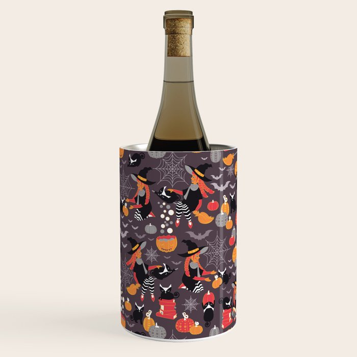 Enchanted Vintage Halloween Spell Wine Chiller Gallery Image 2