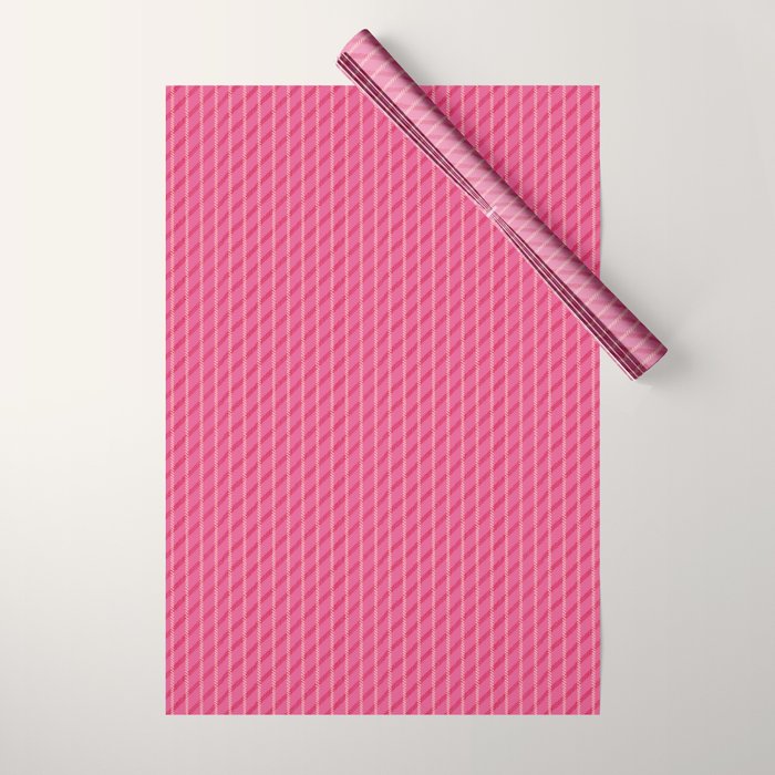 Playful Pink Plaid Wrapping Paper Gallery Image 1