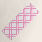 Classic Bamboo Trellis Pattern 291 Pink Yoga Mat Gallery Image 1