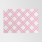 Classic Bamboo Trellis Pattern 291 Pink Rug Gallery Image 2