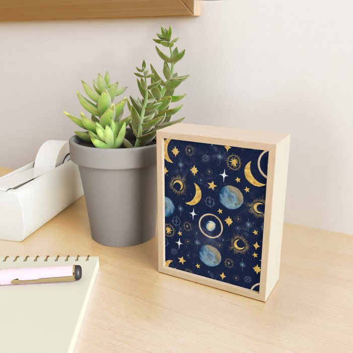 Starry night sky ABS 1 Mini Art Print Gallery Image 2
