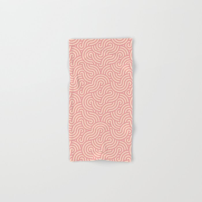SWIRL Bubblegum and Almond Bath Towel Gallery Image 1