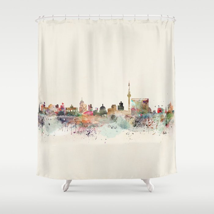 berlin germany Shower Curtain Gallery Image 1